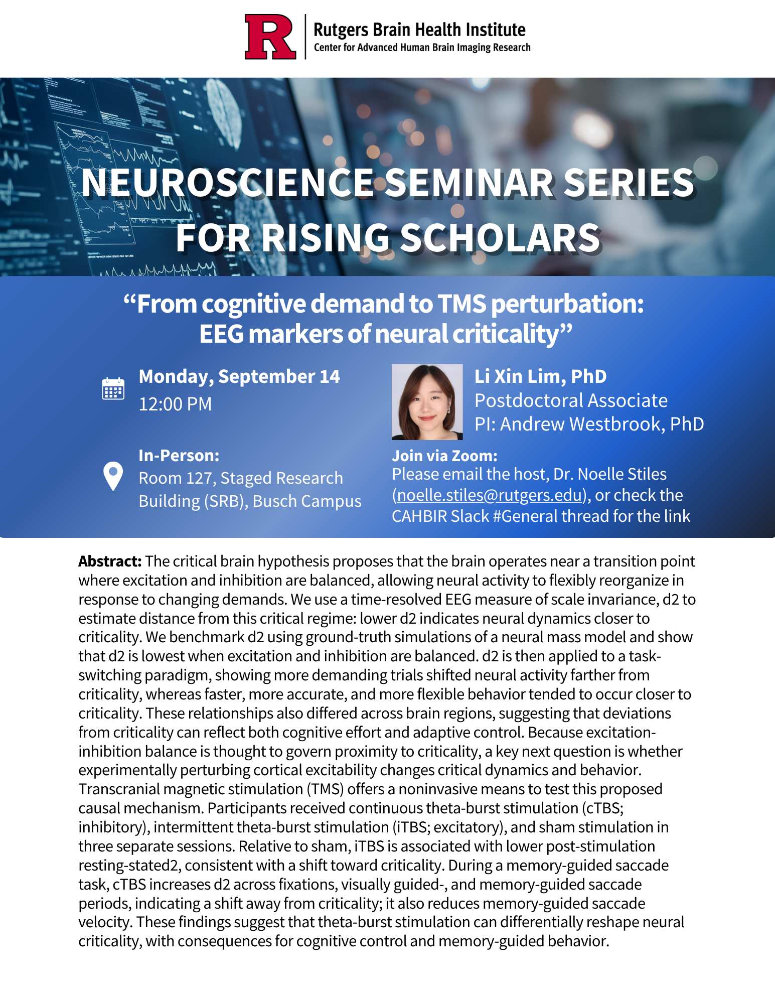 Neuroscience Seminar Series for Rising Scholars_Li Xin Lim_0914